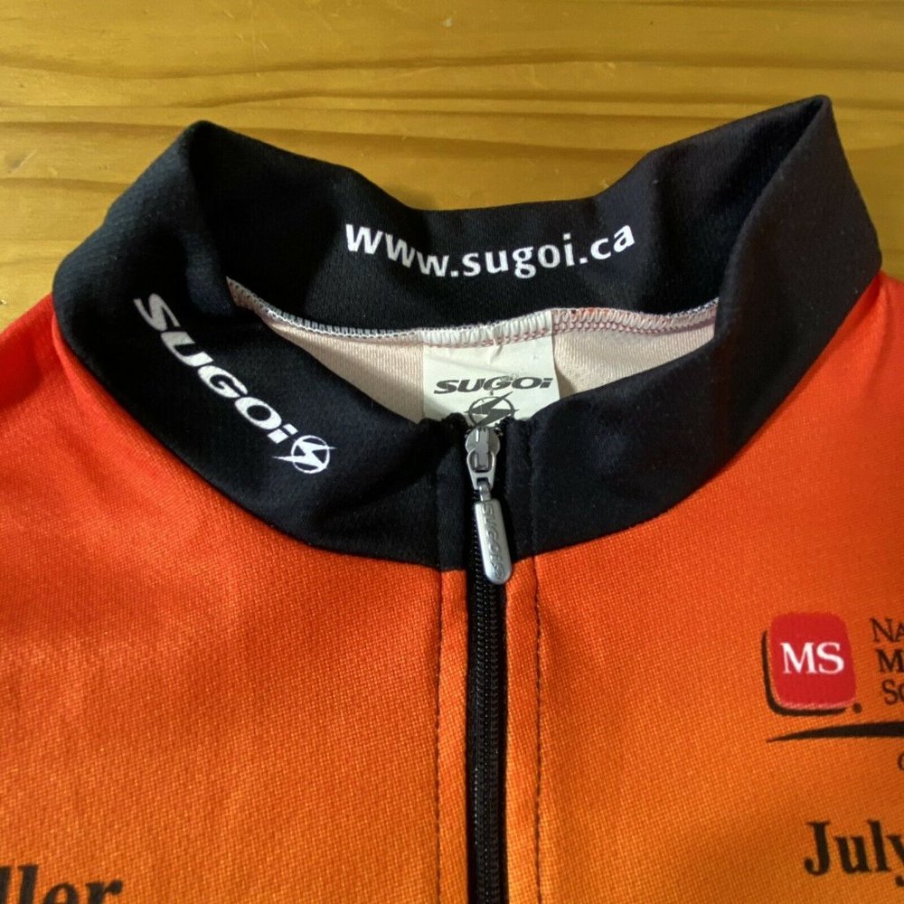 Sugoi Medium Devils Gulch MS Cycle Spin Jersey Zip - Picture 7 of 12